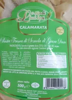 Pasta fresca di semola di grano duro - Calamarata