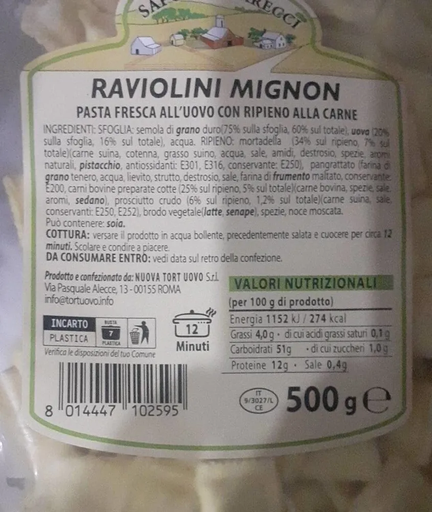 Raviolini mignon