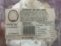 Coissant relleno choco