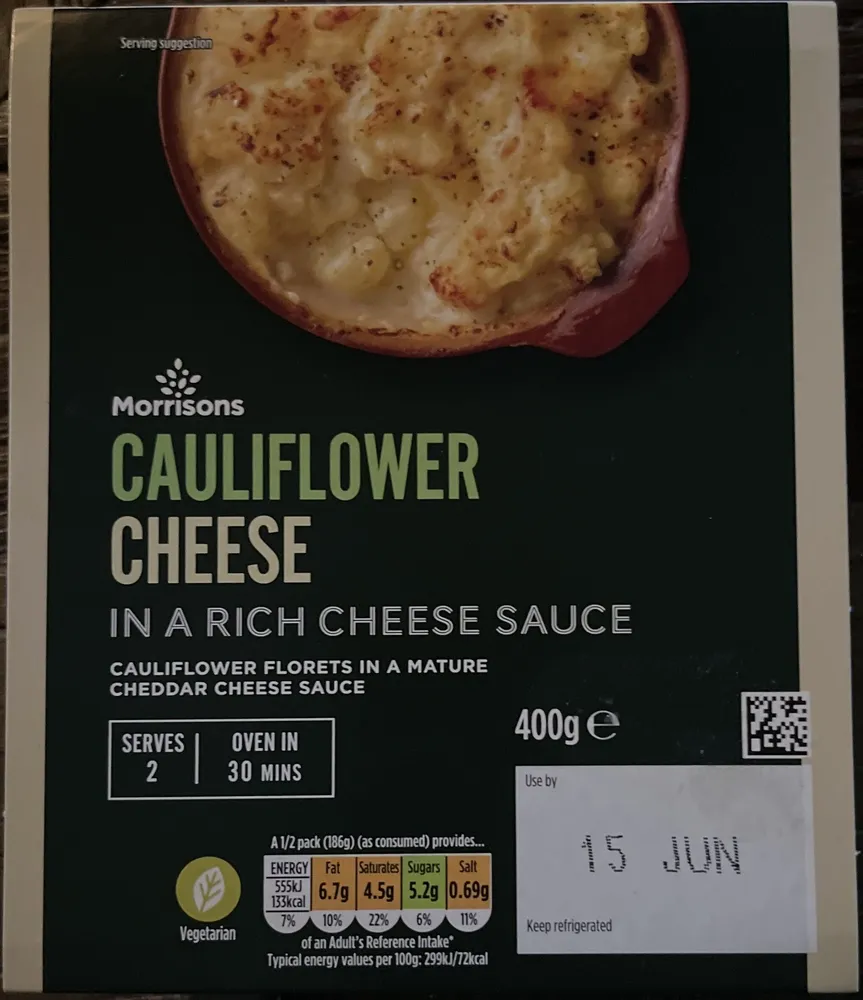 Cauliflower cheese