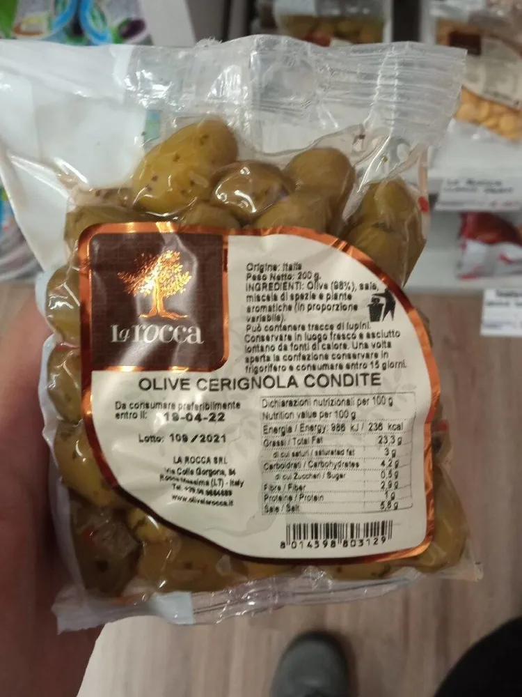Olive Cerignola condite