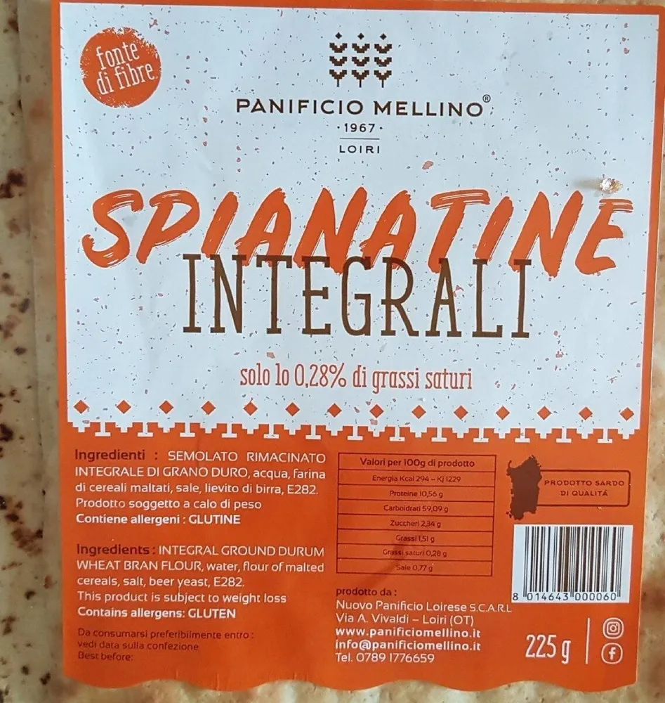 Spianatine integrali
