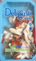 Insalata di mare con verdure