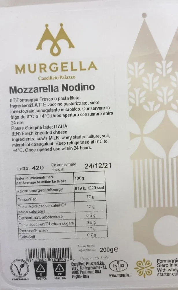 Mozzarella nodino