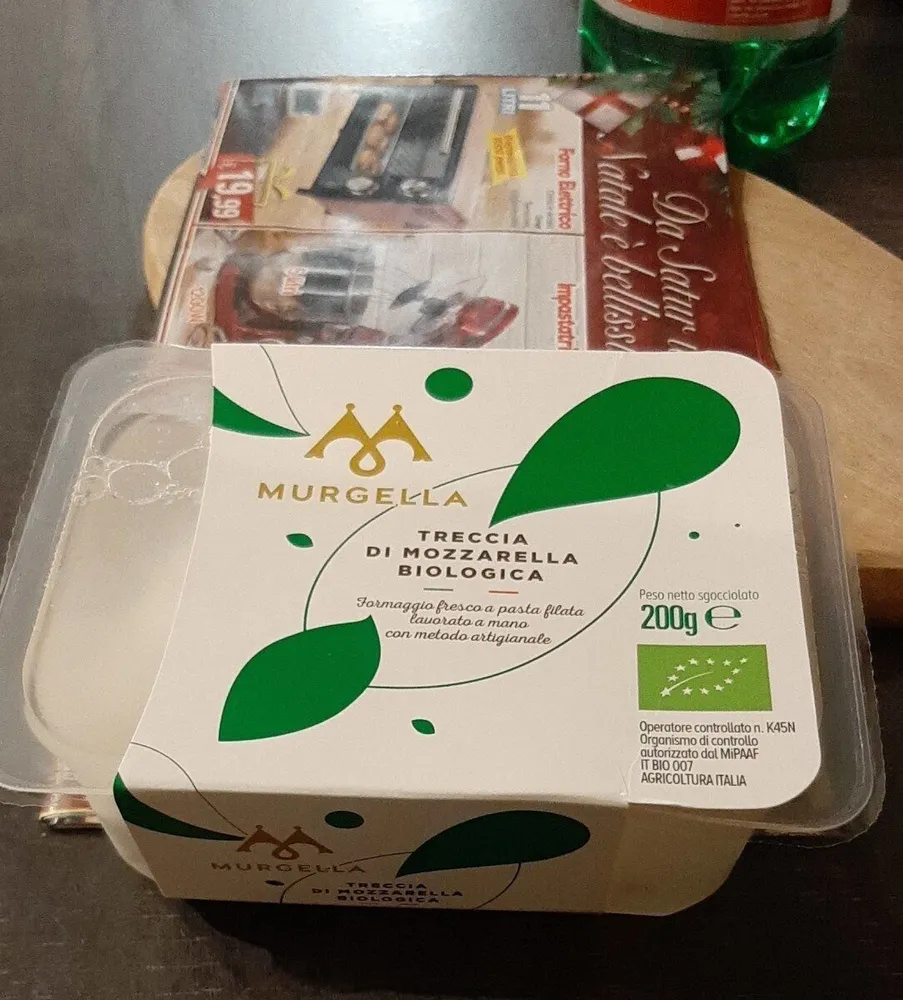 treccia di mozzarella