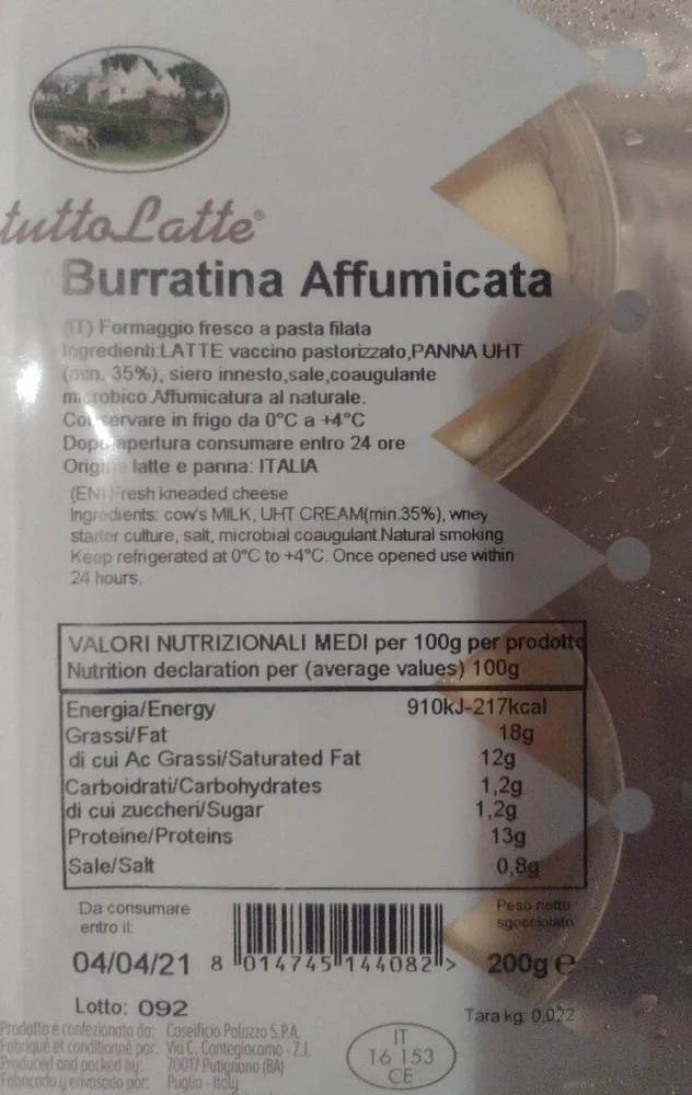 Burratina affumicata