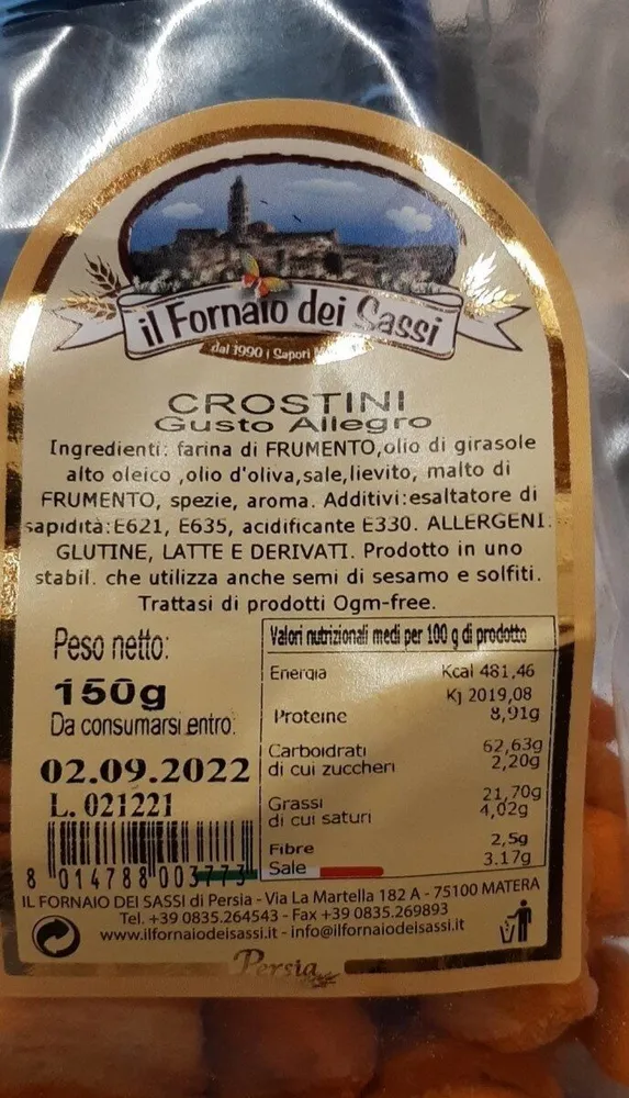 Crostini gusto allegro