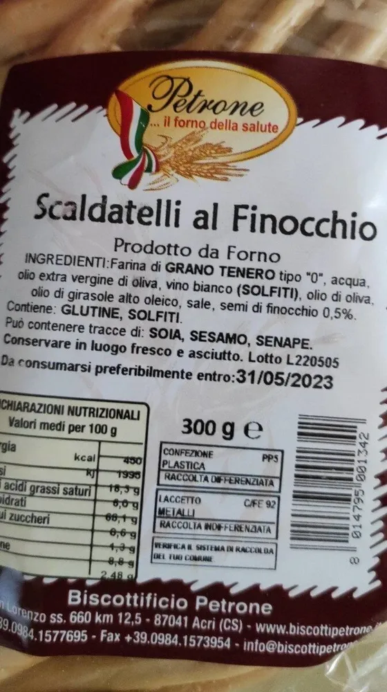 Scaldatelli al finocchio