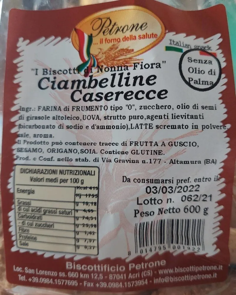 Ciambelline Caserecce