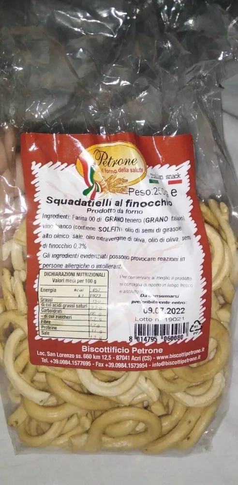 Squadatielli al finocchio