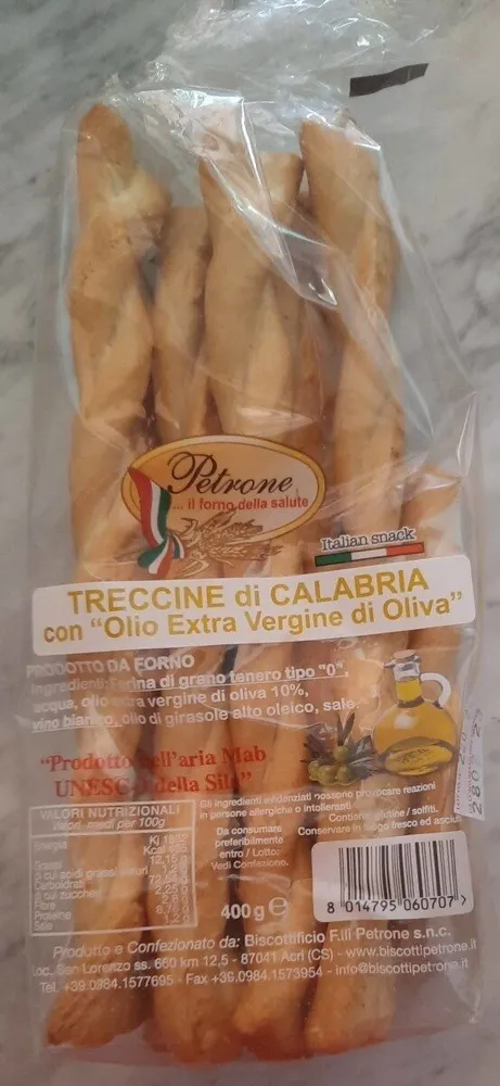 Treccine di Calabria con Olio Extra Vergine di Oliva