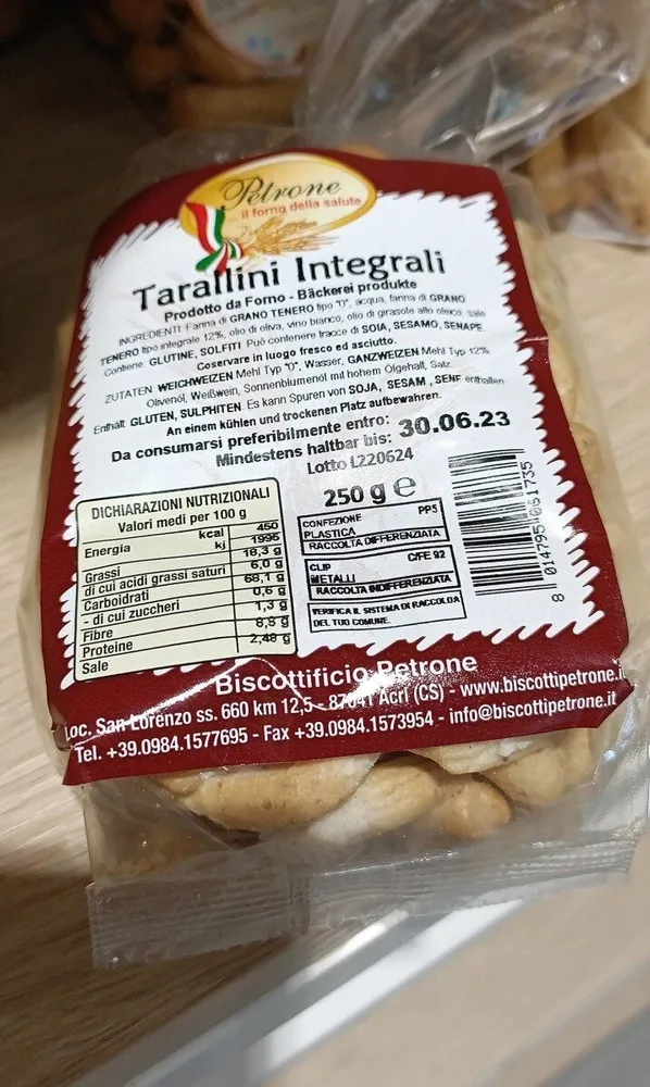 Tarallini integrali