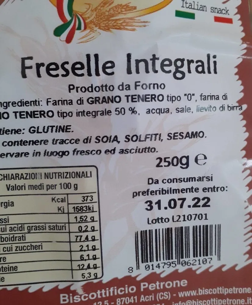 Freselle integrali