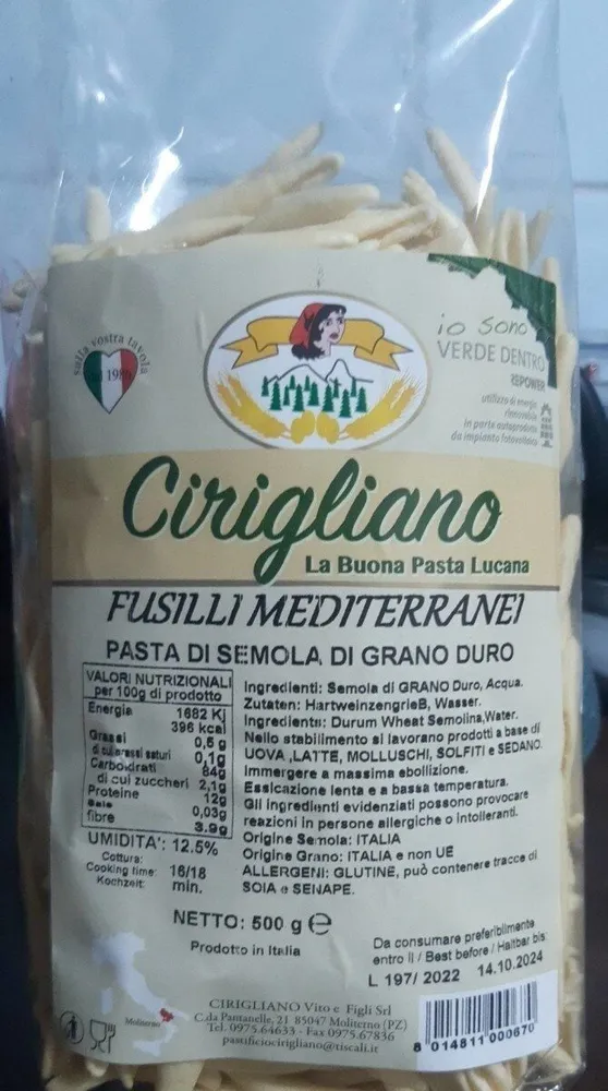 Fusilli mediterranei