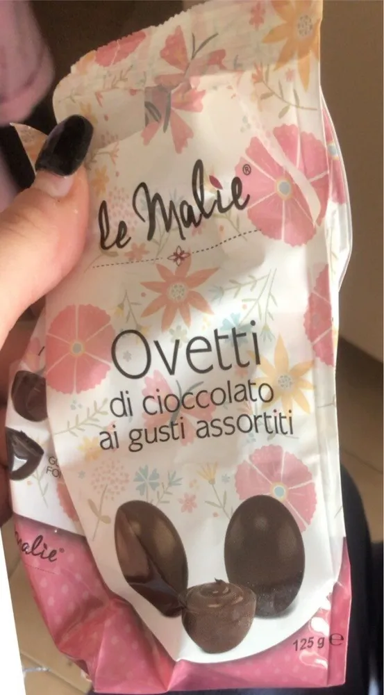 Ovetti di cioccolato ai gusti assortiti