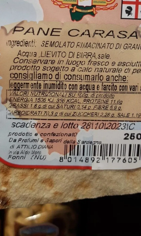 Pane Carasau