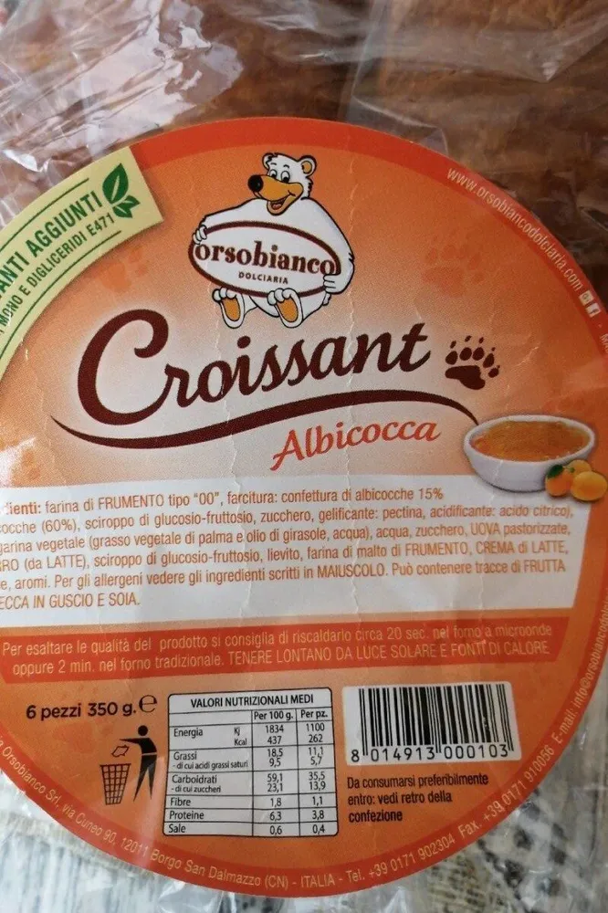 Croissant albicocca