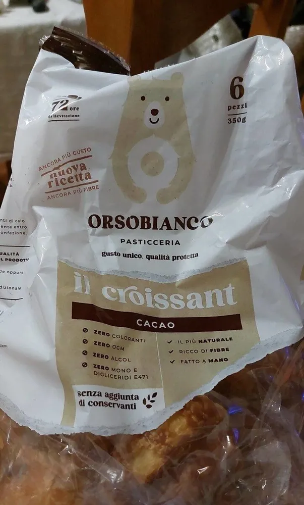 Il croissant al cacao