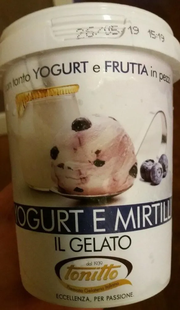Yogurt e mirtilli