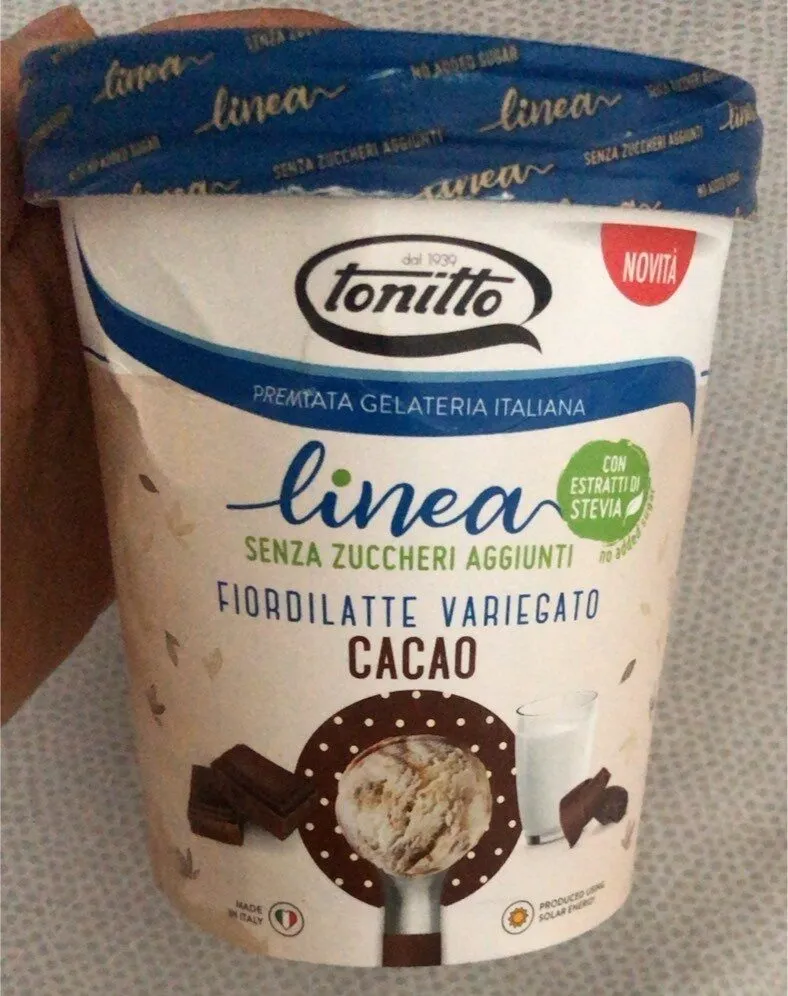 Gelato fiordilatte variegato cacao