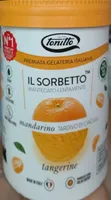 Il sorbetto gusto tangerino
