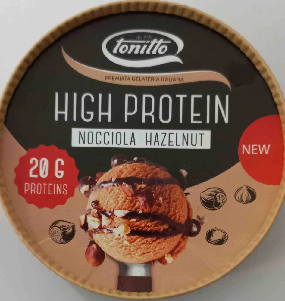 High protein nocciola