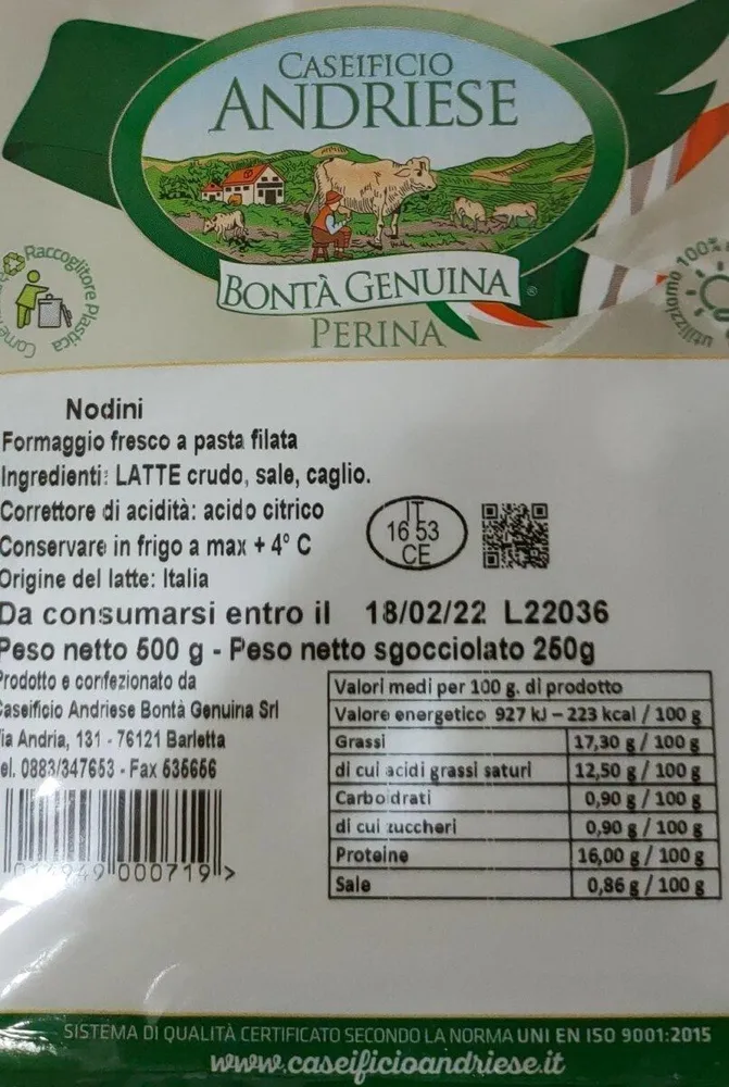 Nodini mozzarella
