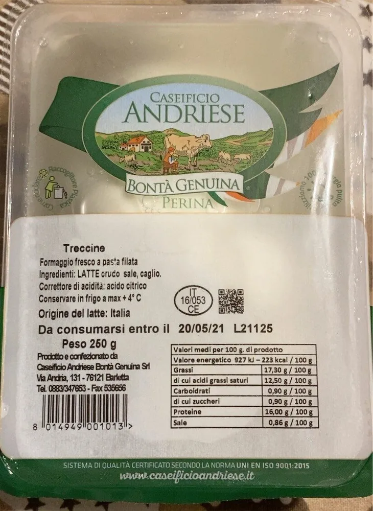 Treccine di mozzarella