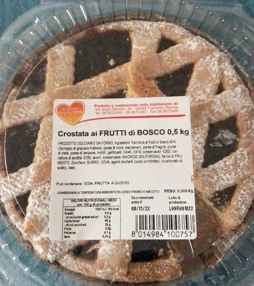 Crostata ai frutti di bosco