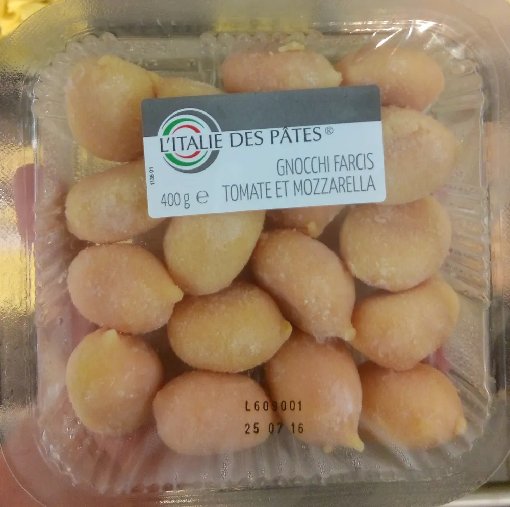 Gnocchi farcis tomate et mozzarella