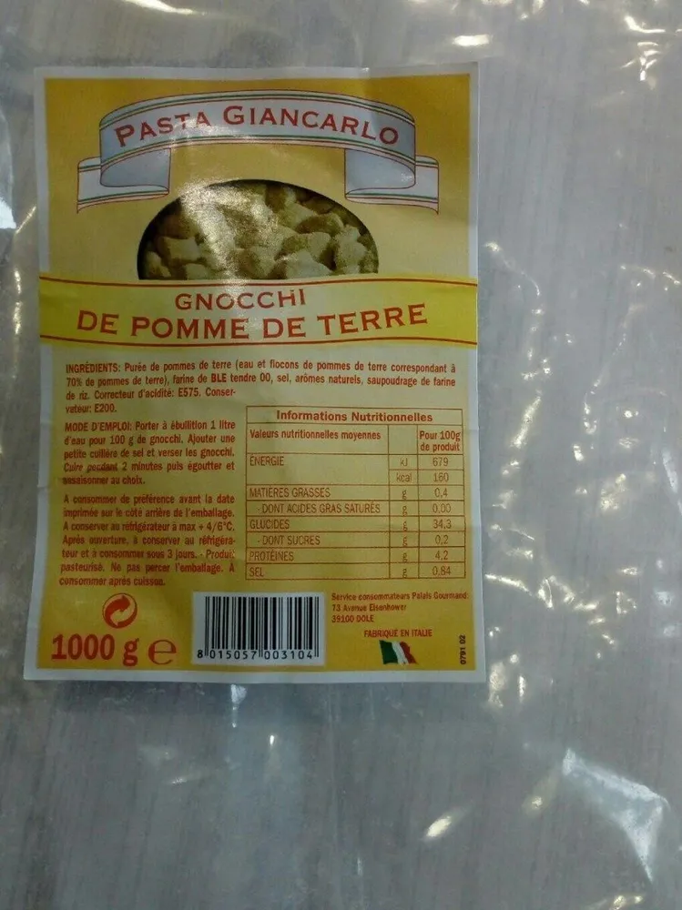 Gnocchi de pomme de terre