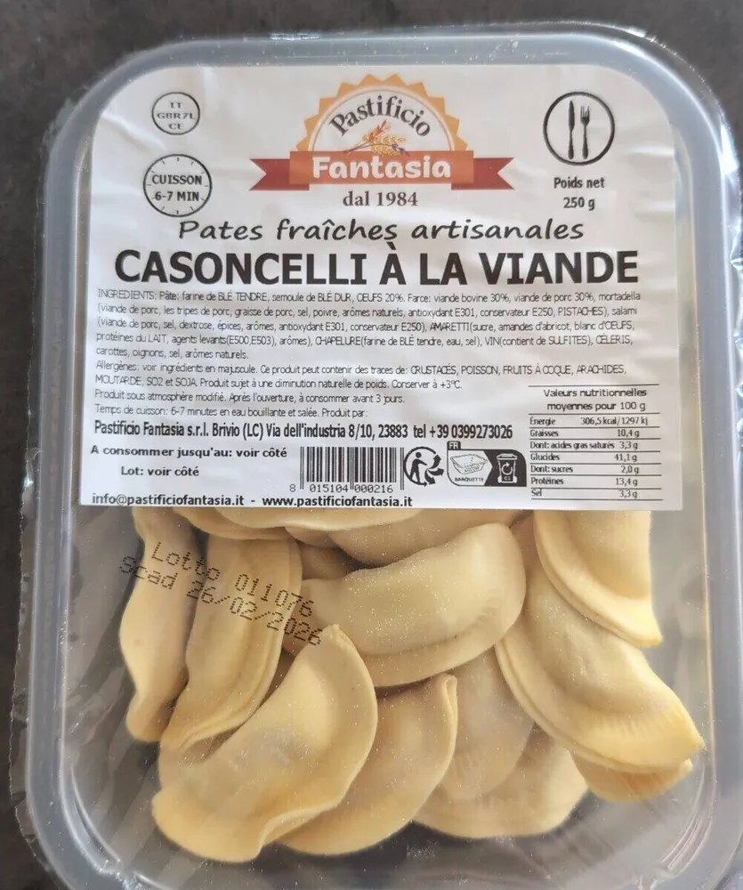Casoncelli a la viande