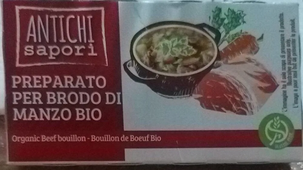Preparato per brodo di manzo bio