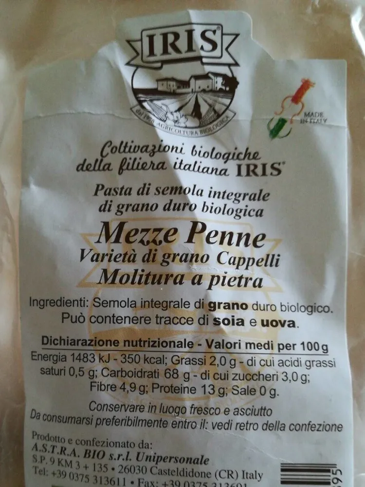 Mezze penne Cappelli