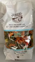 Pasta tricolorre con grano duro italiani