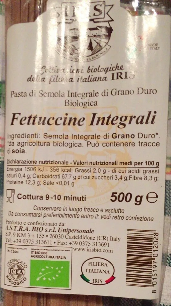 Fettuccine integrali
