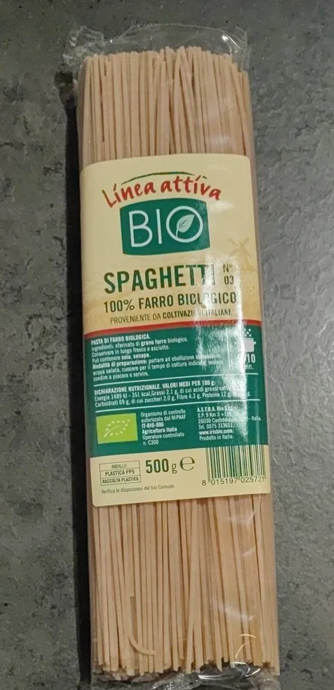 Spaghetti 100% fatto biologico