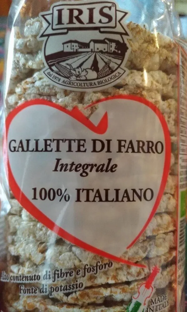 Gallette di farro integrale
