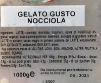 Gelato gusto nocciola