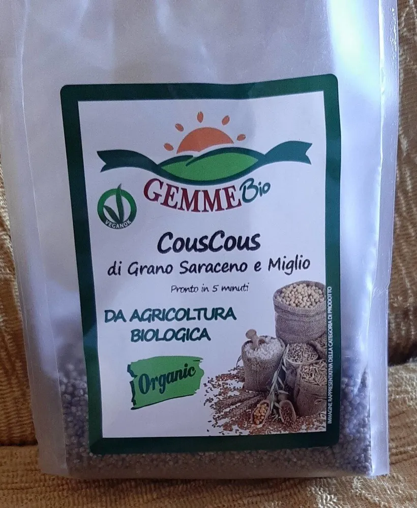 Couscous di grano saraceno e miglio biologico