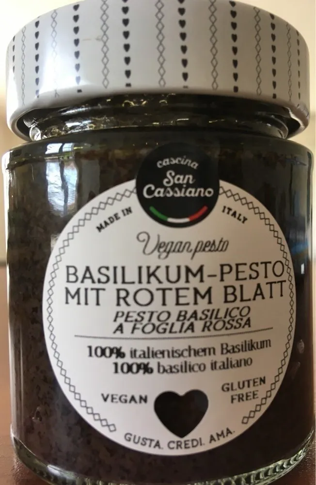 Pesto basilique à feuille rouge