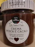 Crema pesca e cacao