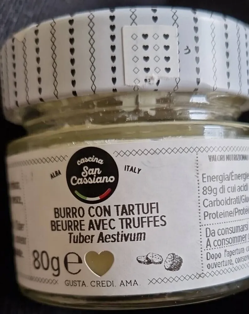 Burro con tartufi
