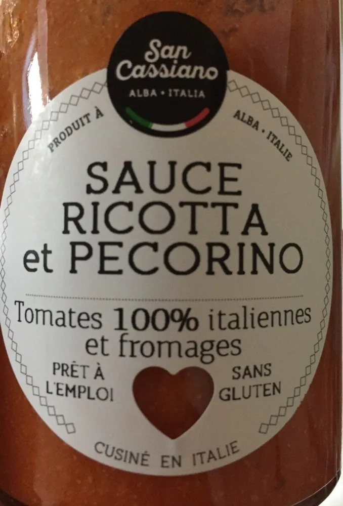 Sauce ricotta et pecorino