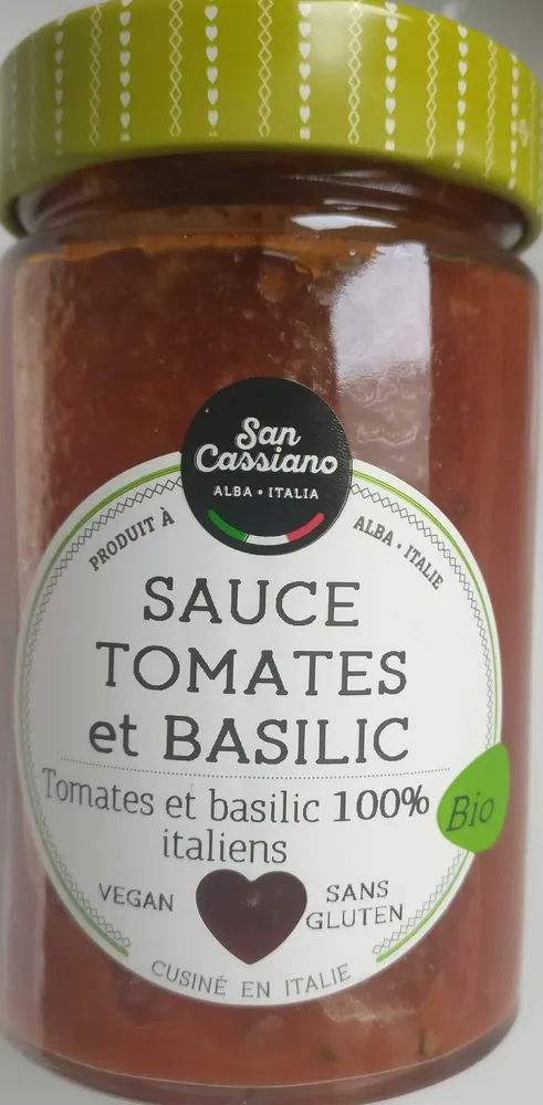 Sauce Tomates et Basilic