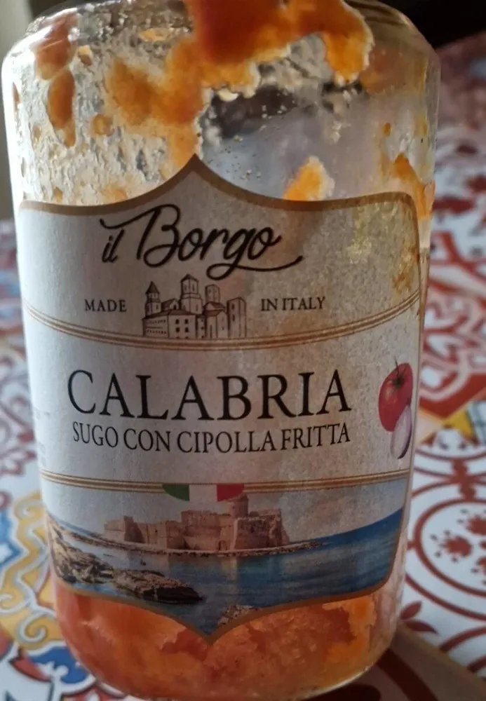 Calabria sugo con cipolla fritta