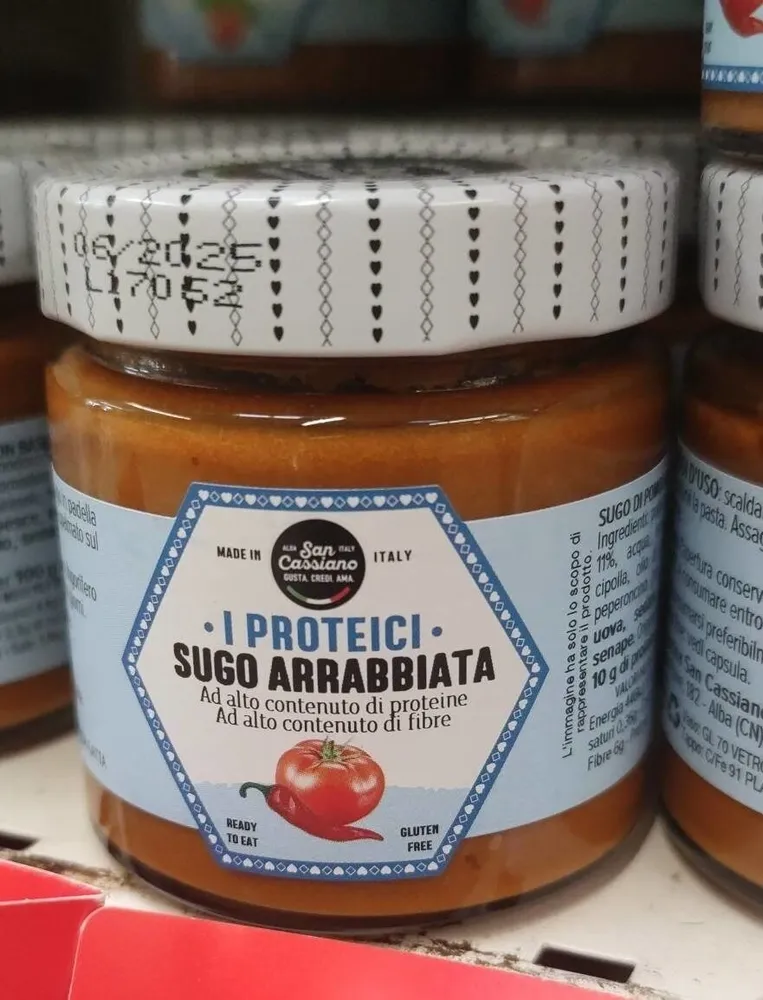 I proteici sugo arrabbiata
