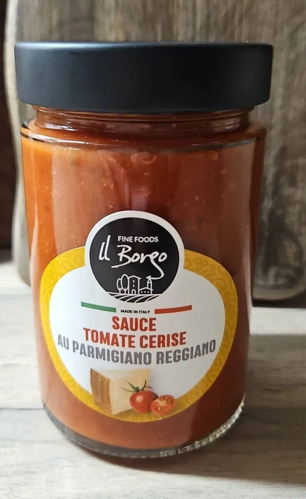 Sauce tomate cerise au parmigiano reggiano