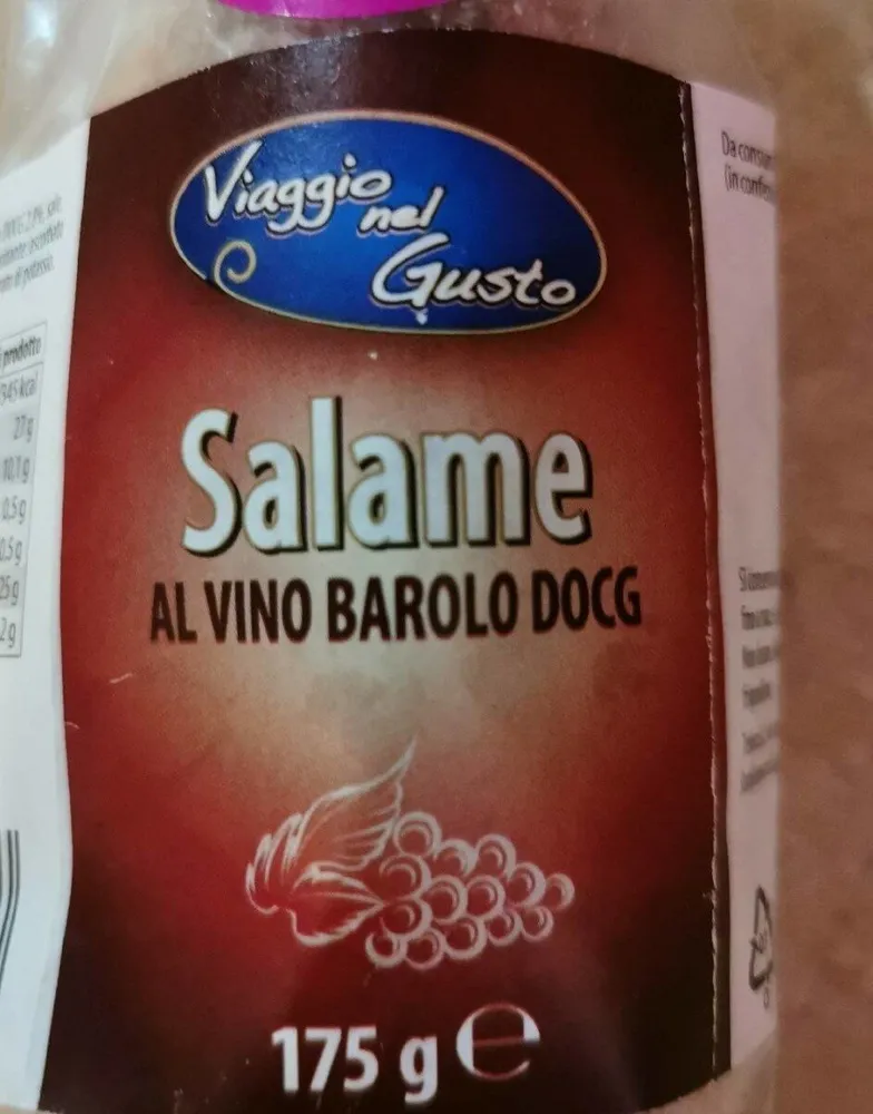 Salame al vino barolo