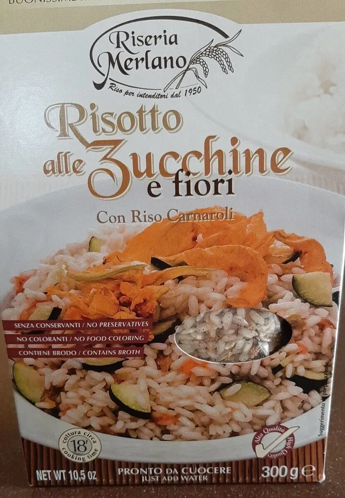 Risotto carnaroli alle zucchine e fiori
